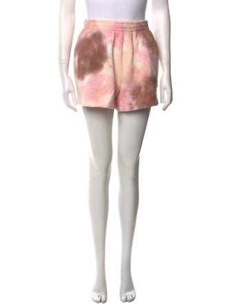 A.L.C. Tie-Dye Print Mini Shorts