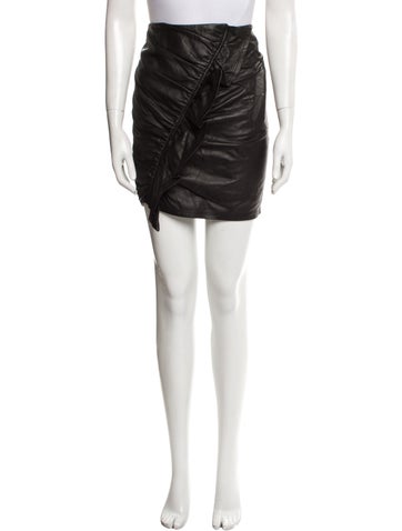 A.l.c. Skirts Lamb Leather Mini Skirt US 6 | M