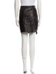 A.L.C. Lamb Leather Mini Skirt