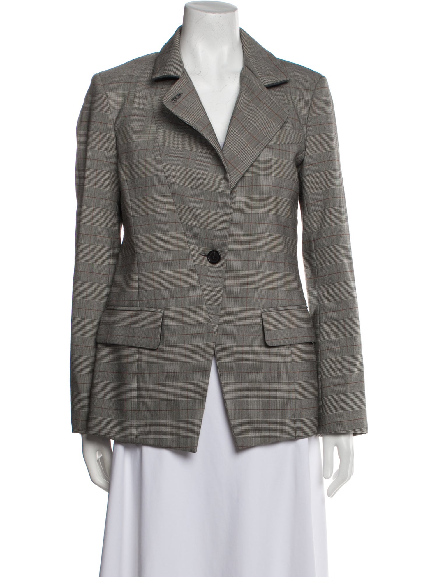 A.L.C. Plaid Print Blazer