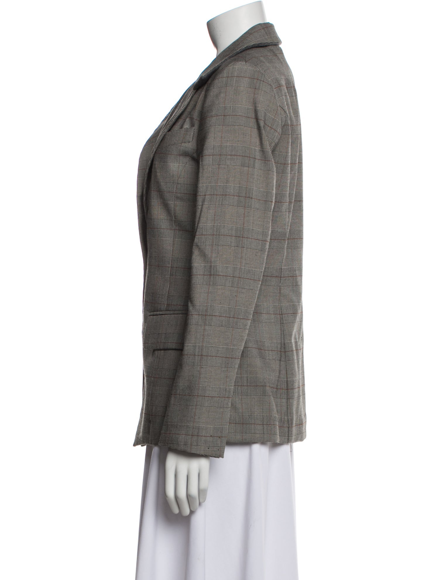A.L.C. Plaid Print Blazer