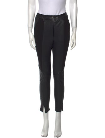 A.L.C. Lamb Leather Skinny Leg Pants