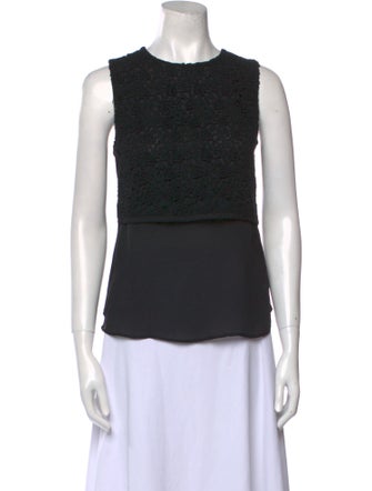 A.L.C. Silk Crew Neck Top