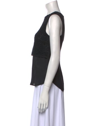 A.L.C. Silk Crew Neck Top