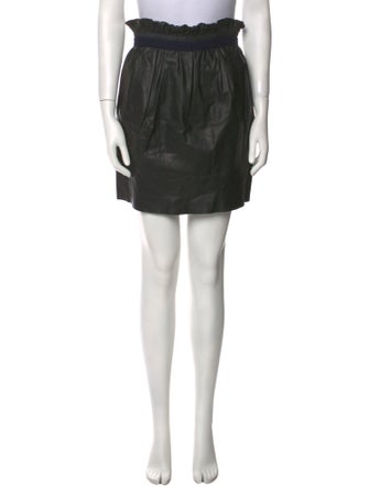 A.L.C. Lamb Leather Mini Skirt