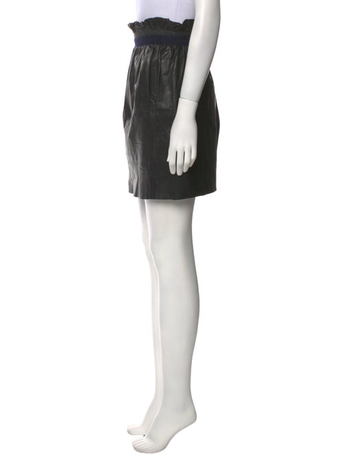 A.L.C. Lamb Leather Mini Skirt