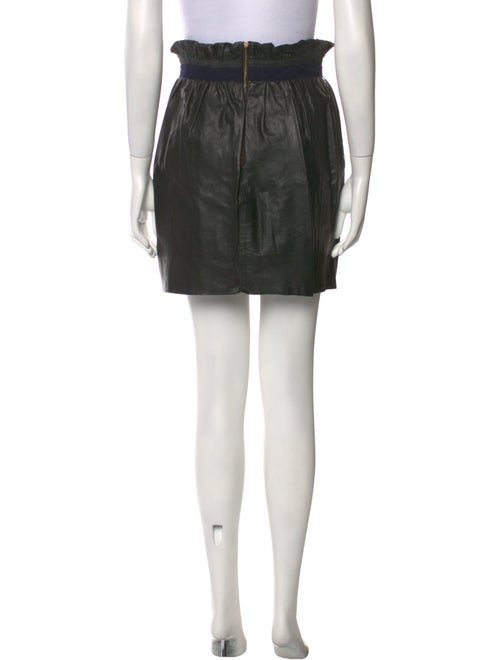 A.L.C. Lamb Leather Mini Skirt