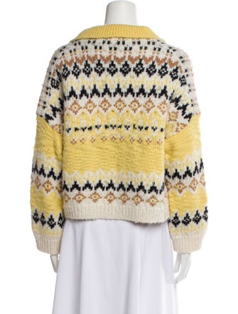 A.L.C. Merino Wool Striped Sweater