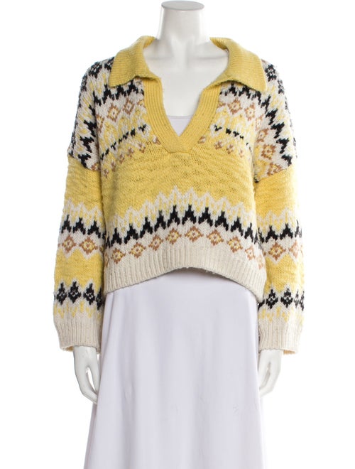 A.L.C. Merino Wool Striped Sweater