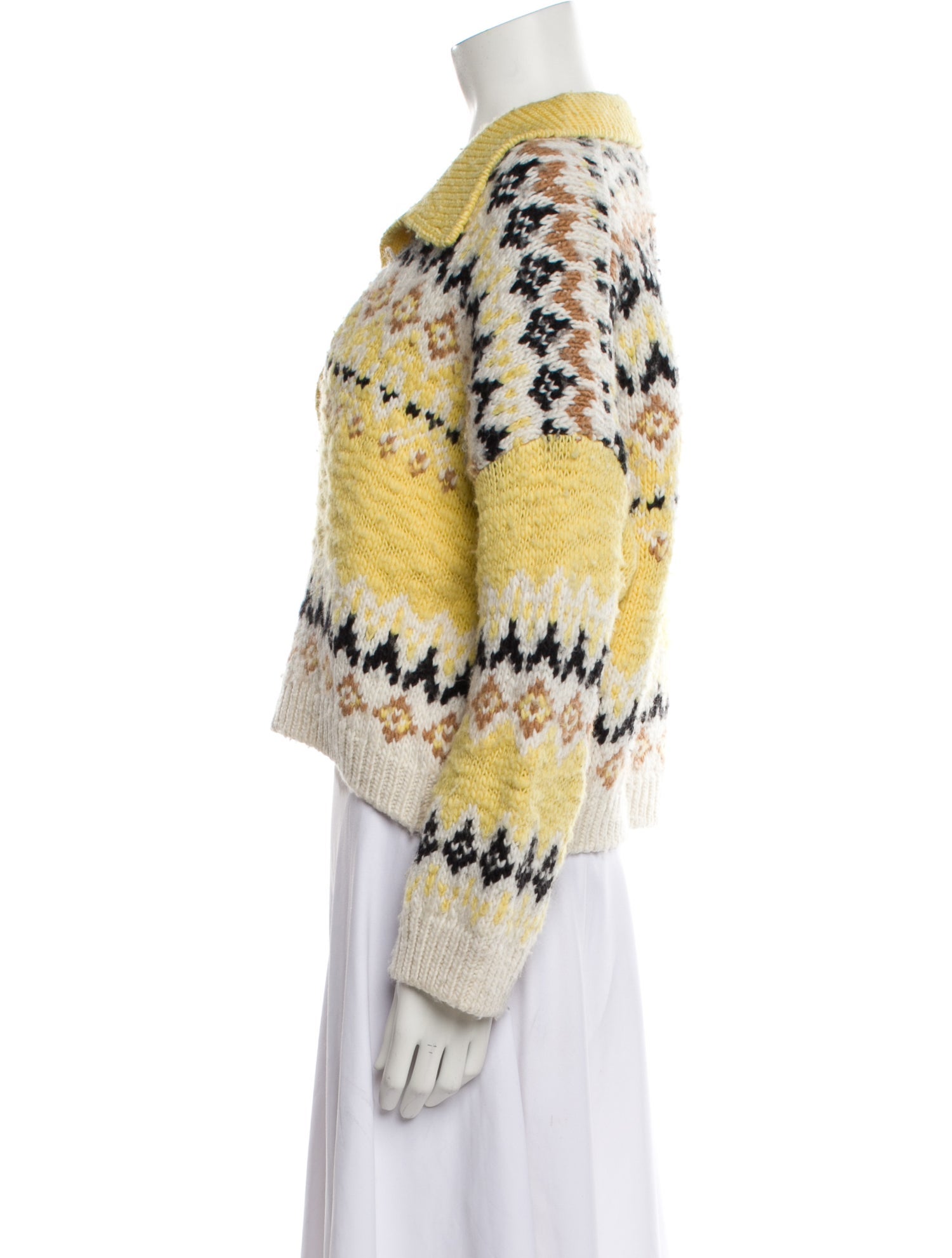 A.L.C. Merino Wool Striped Sweater