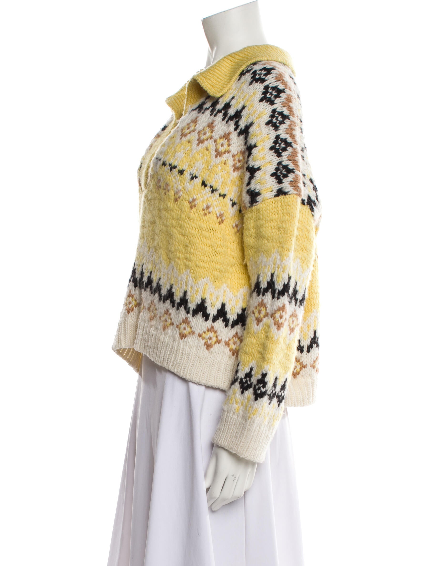 A.L.C. Merino Wool Striped Sweater