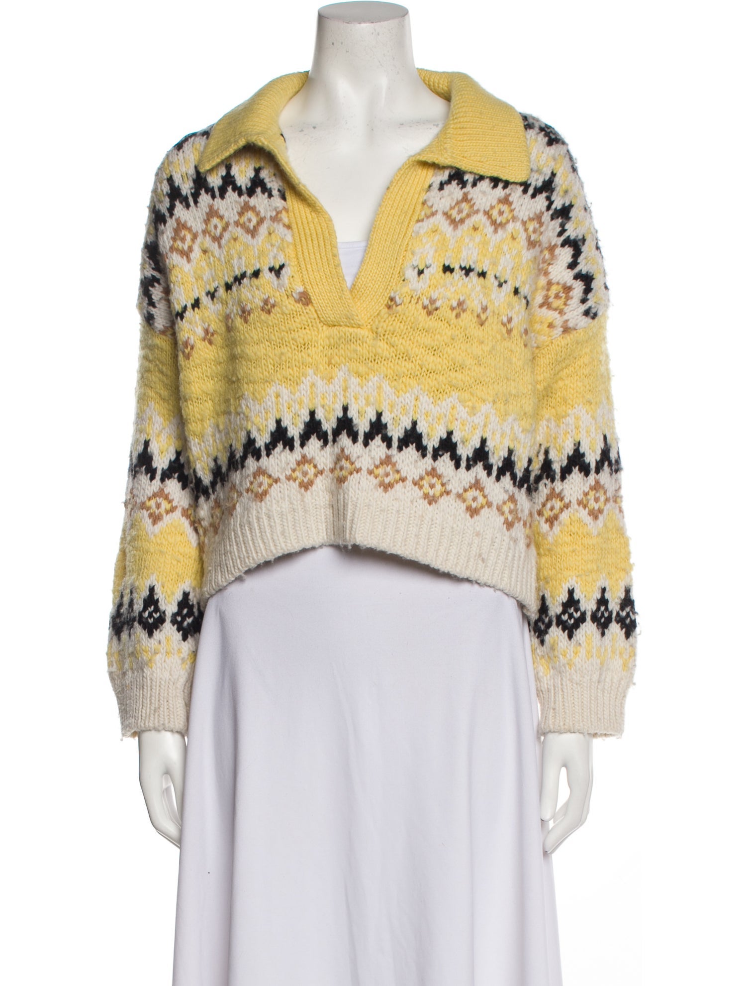 A.L.C. Merino Wool Striped Sweater