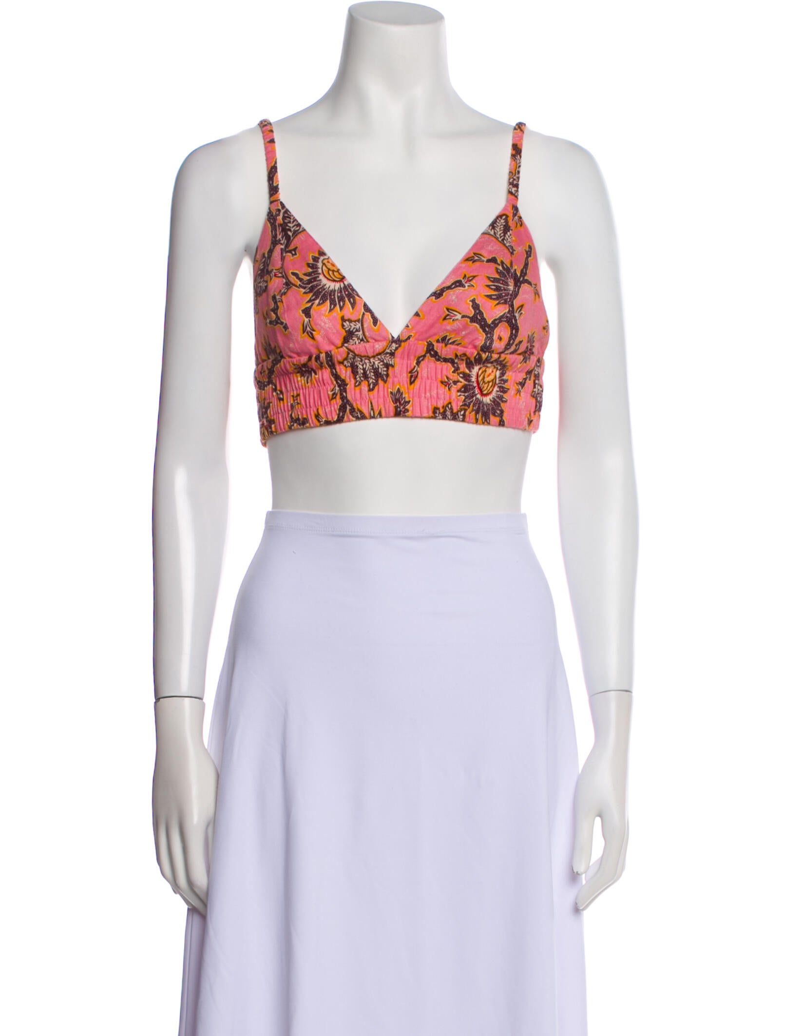 A.L.C. Linen Floral Print Crop Top w/ Tags