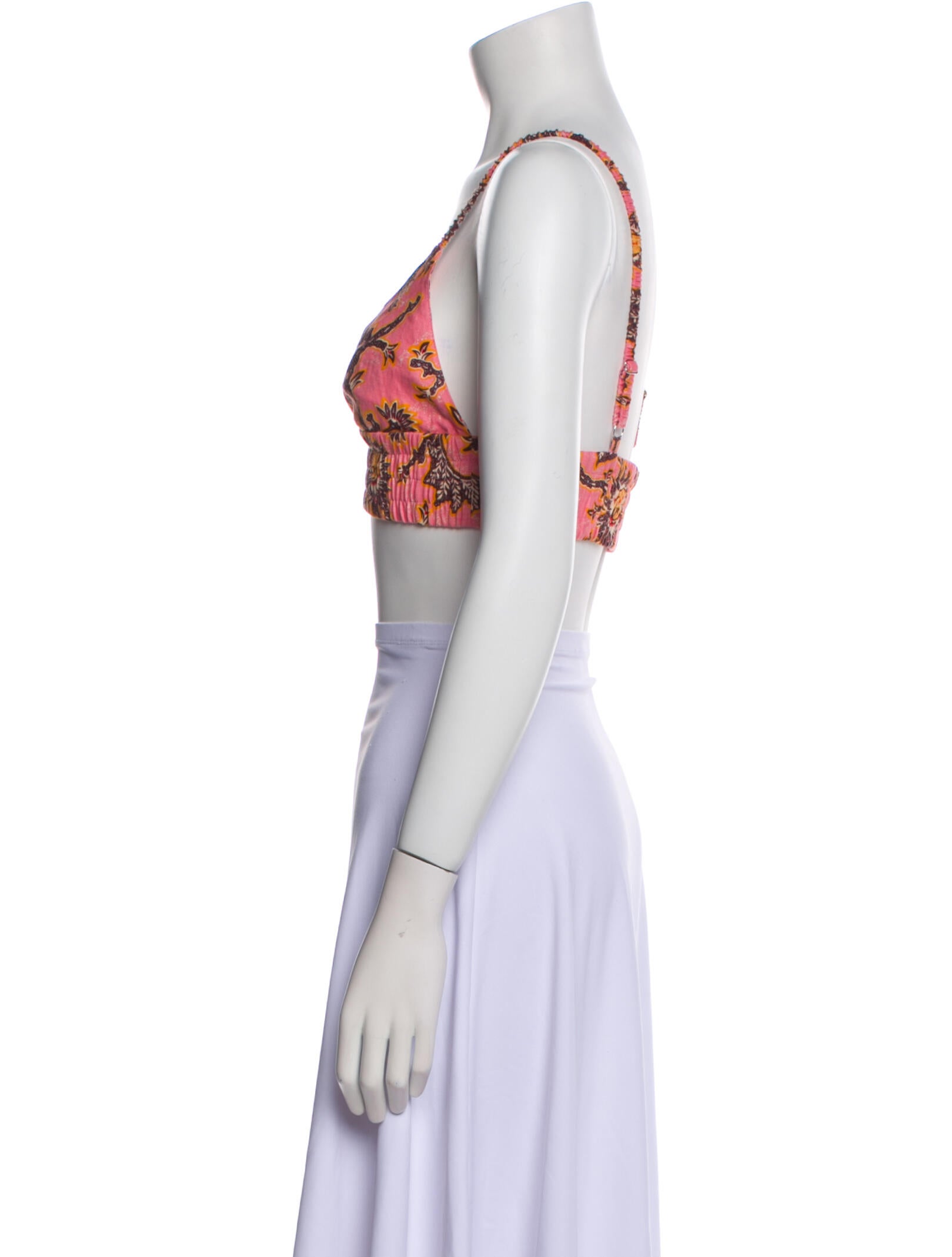 A.L.C. Linen Floral Print Crop Top w/ Tags
