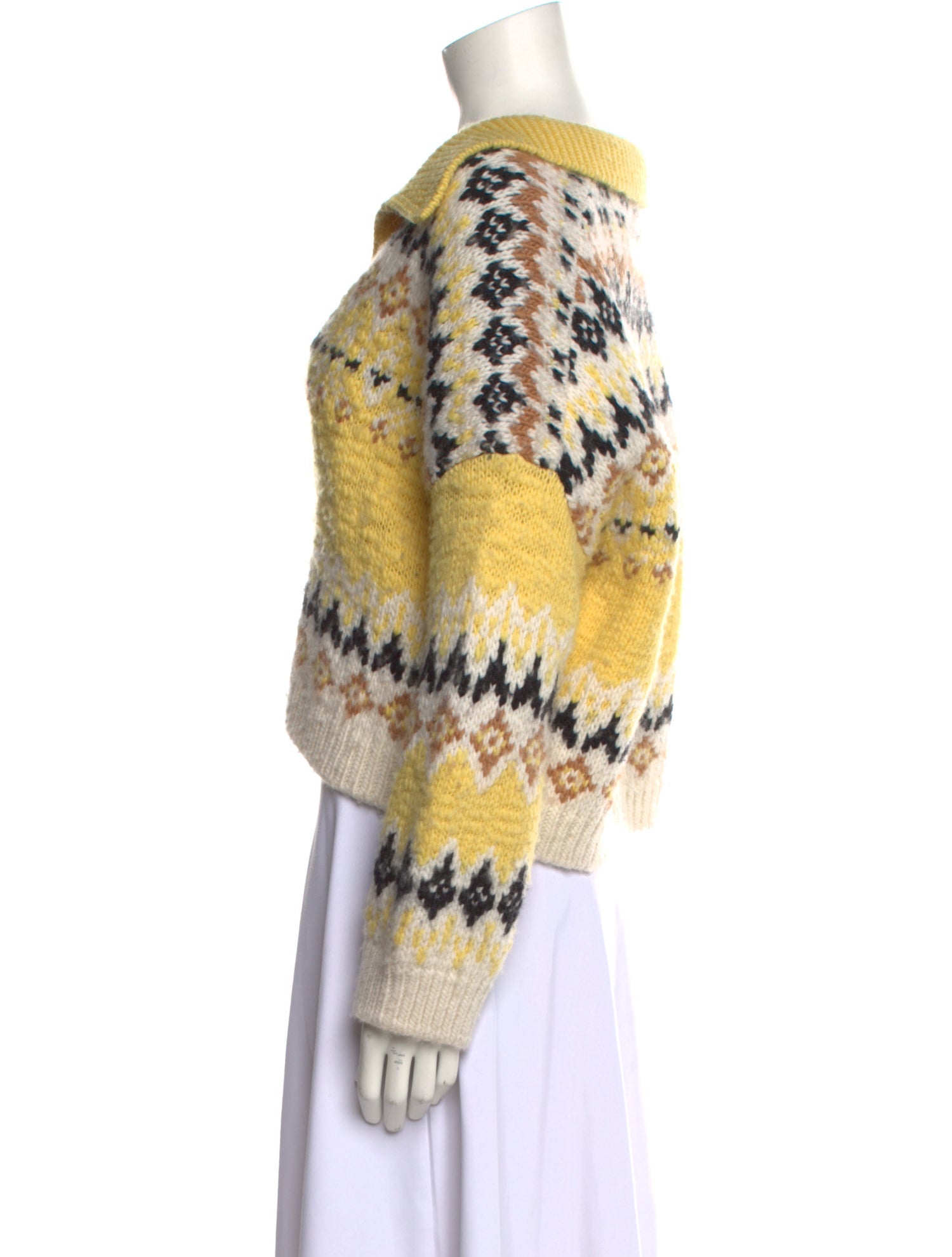 A.L.C. Merino Wool Striped Sweater