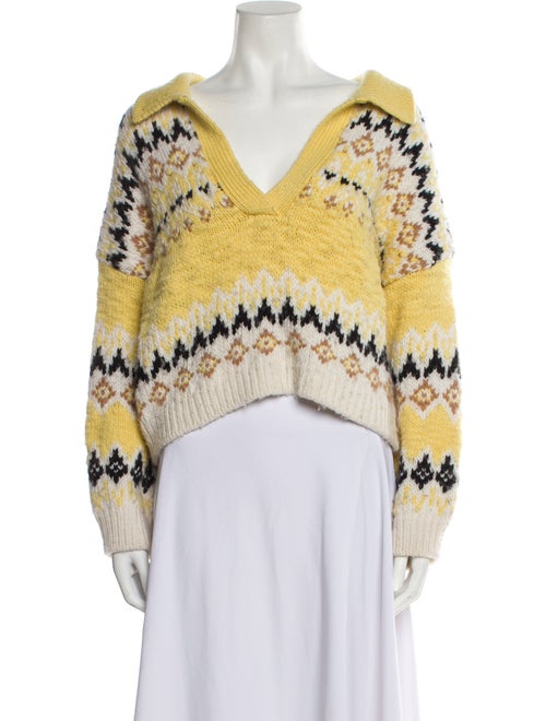 A.L.C. Merino Wool V-Neck Sweater