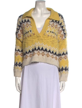 A.L.C. Merino Wool Striped Sweater