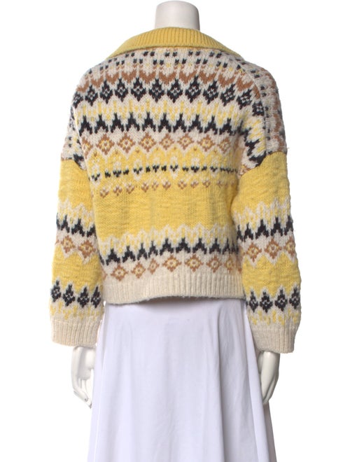 A.L.C. Merino Wool Printed Sweater
