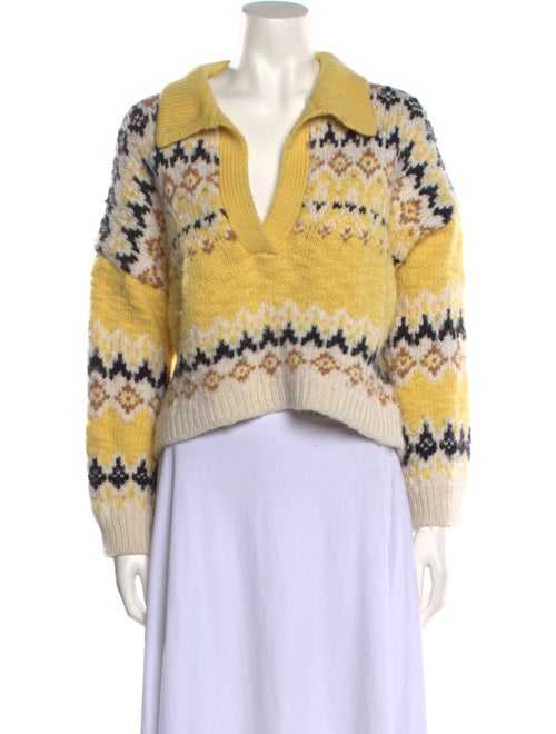 A.L.C. Merino Wool Striped Sweater