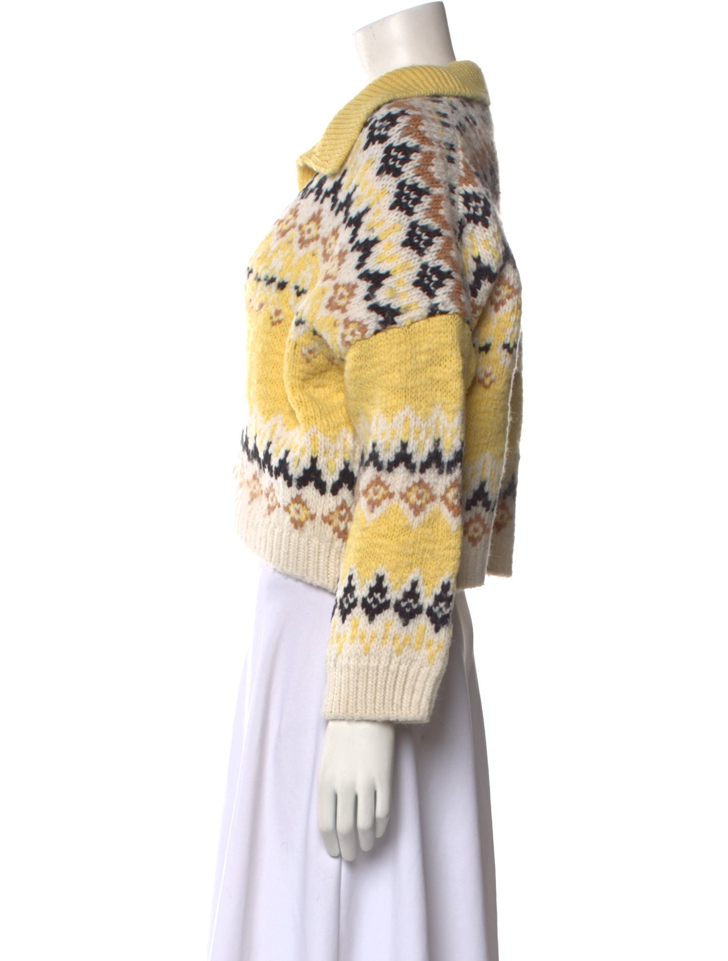 A.L.C. Merino Wool Striped Sweater