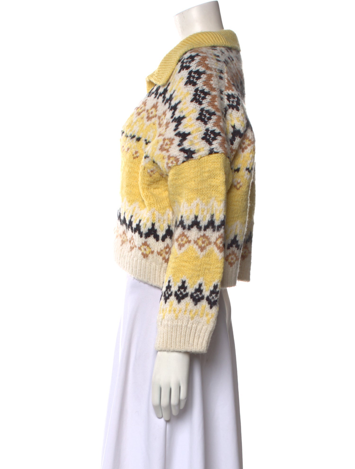 A.L.C. Merino Wool Striped Sweater