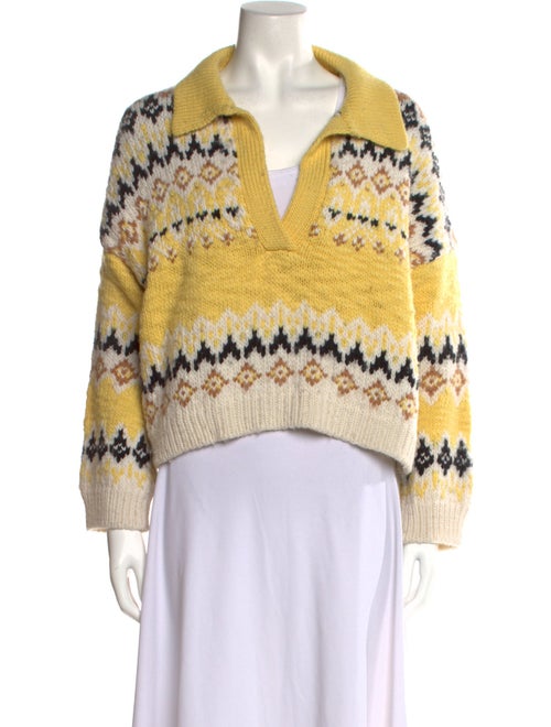 A.L.C. Merino Wool Striped Sweater