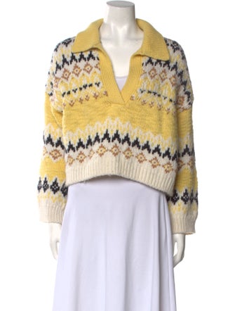 A.L.C. Merino Wool Striped Sweater