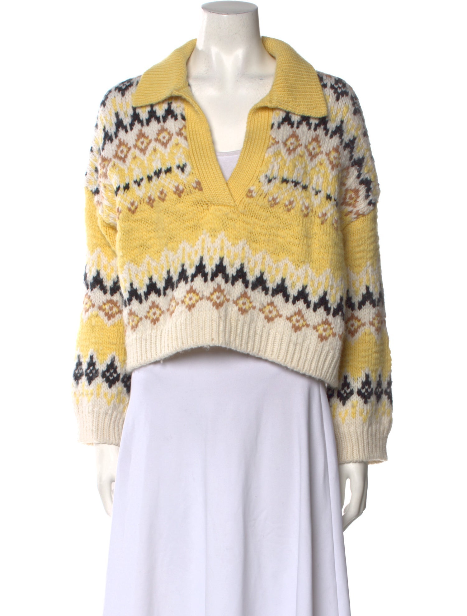 A.L.C. Merino Wool Striped Sweater