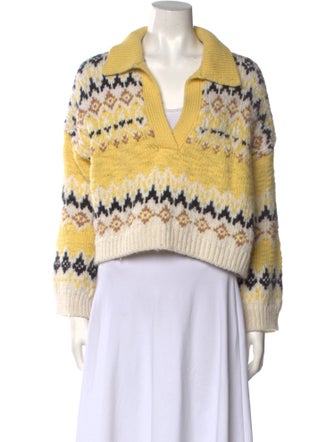 A.L.C. Merino Wool Striped Sweater