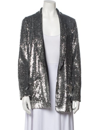 A.L.C. Sequin Printed Evening Jacket