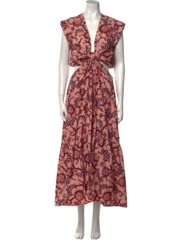 A.l.c. Dresses Floral Print Long Dress US 12 | XL