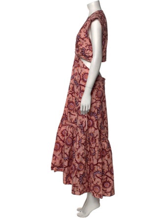 A.L.C. Floral Print Long Dress