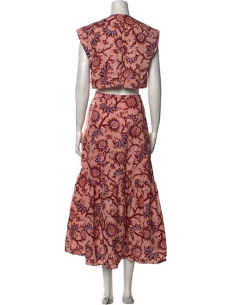 A.L.C. Floral Print Long Dress