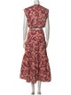 A.L.C. Floral Print Long Dress