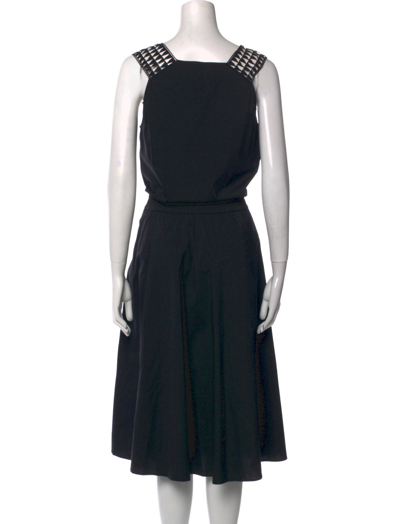 A.L.C. Square Neckline Midi Length Dress