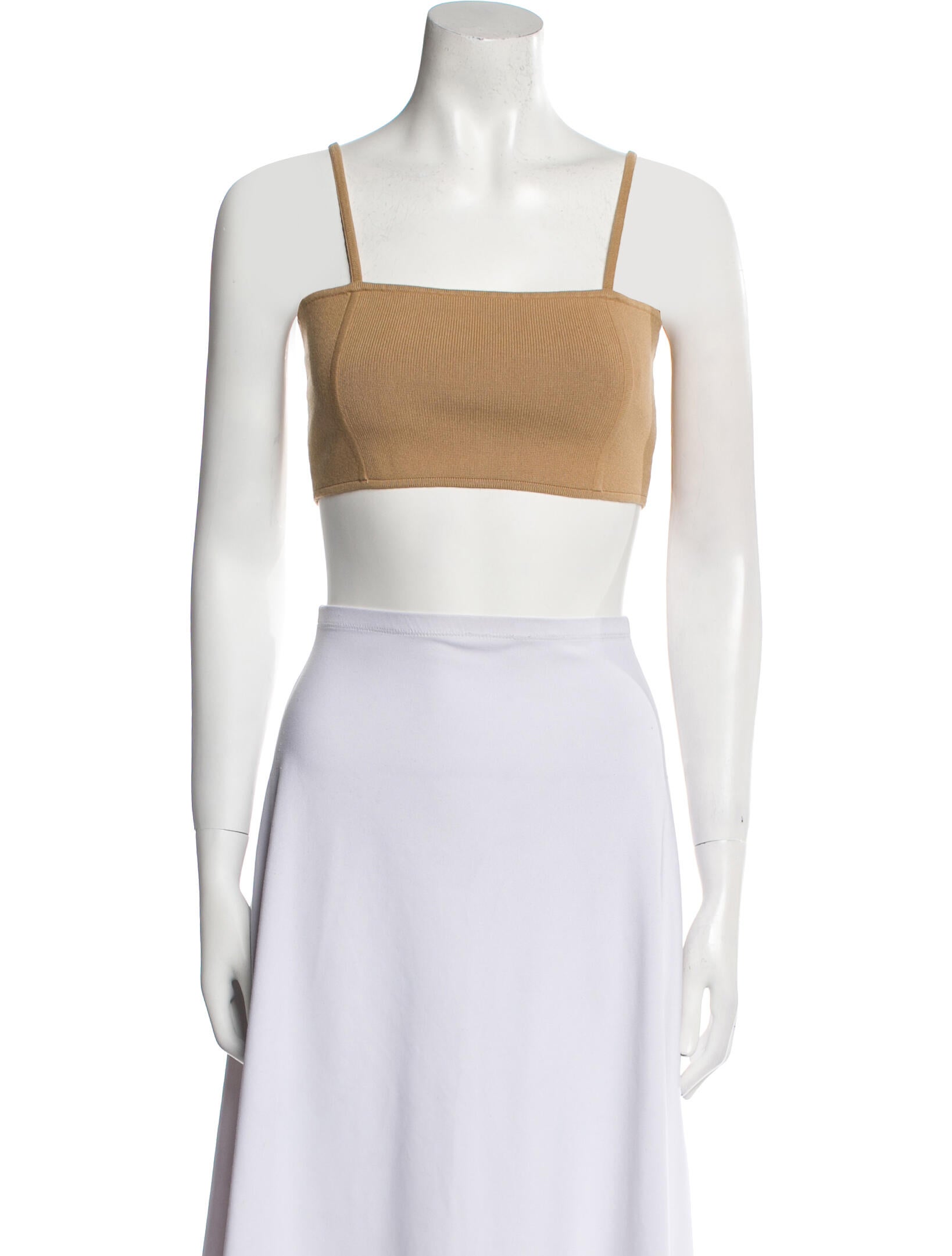 A.L.C. Square Neckline Sleeveless Crop Top