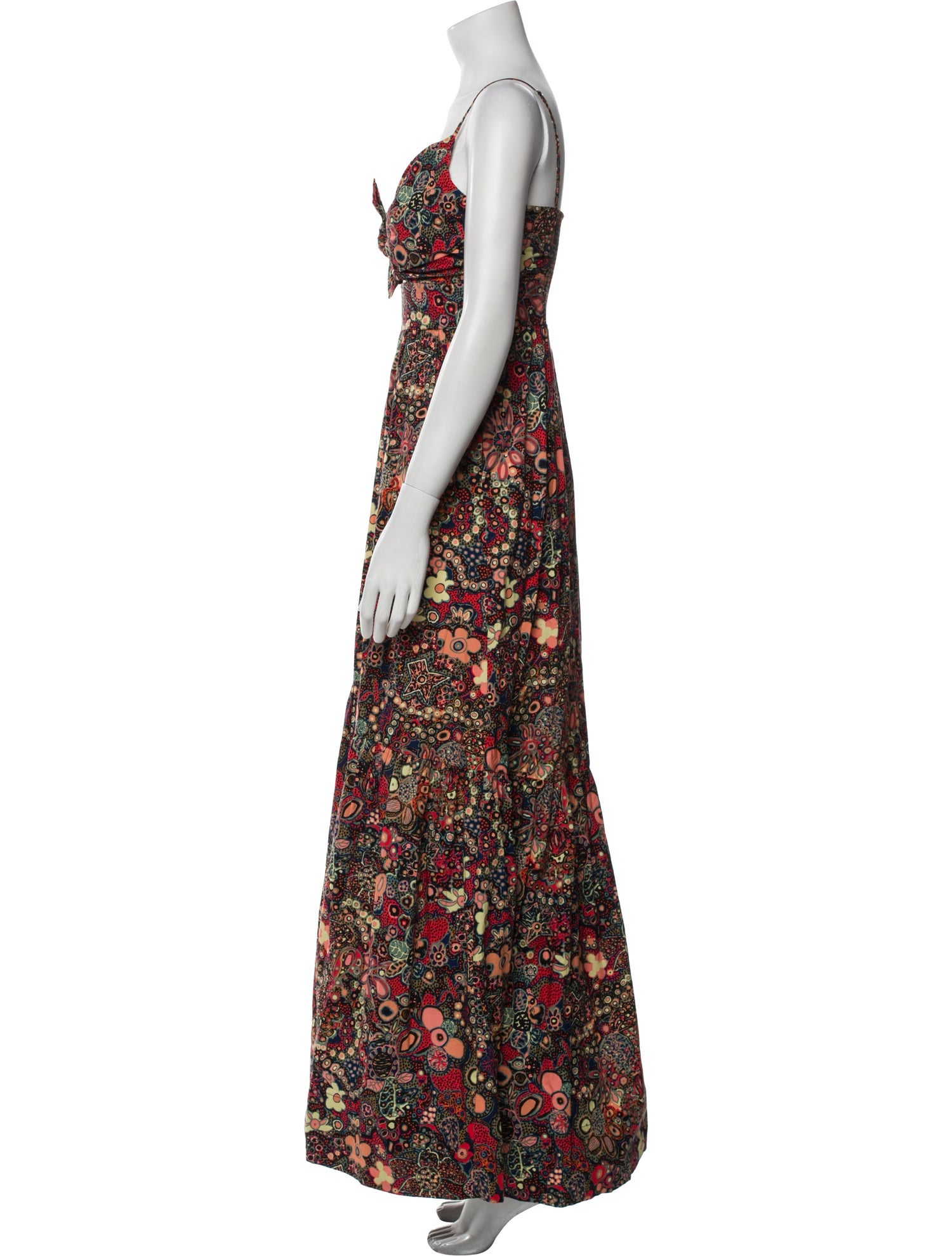 A.L.C. Floral Print Long Dress