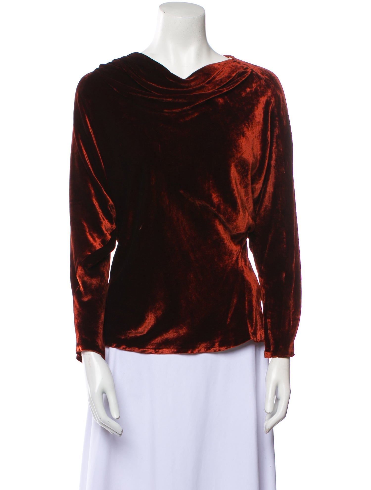 A.L.C. Cowl Neck Long Sleeve Top