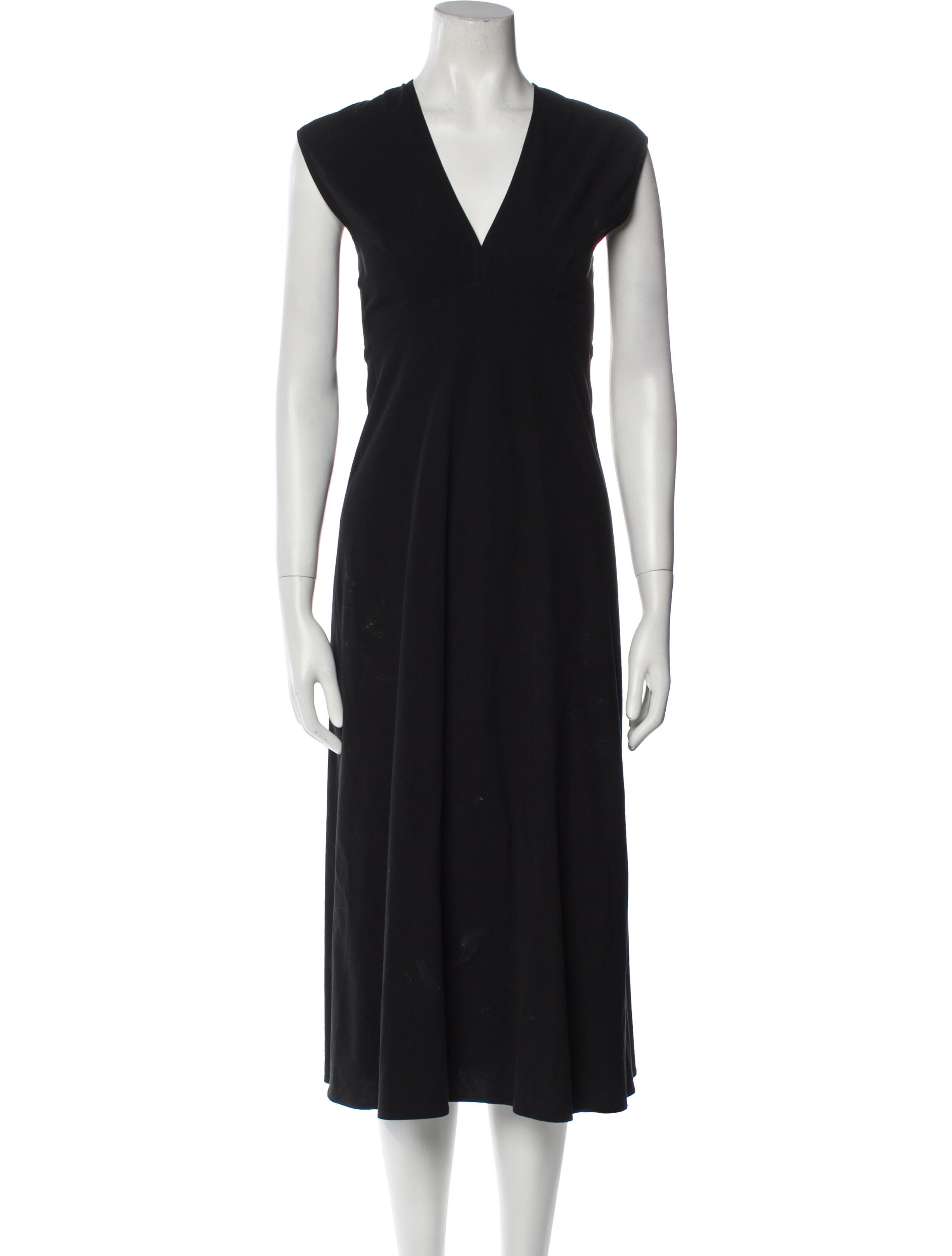 A.L.C. V-Neck Midi Length Dress