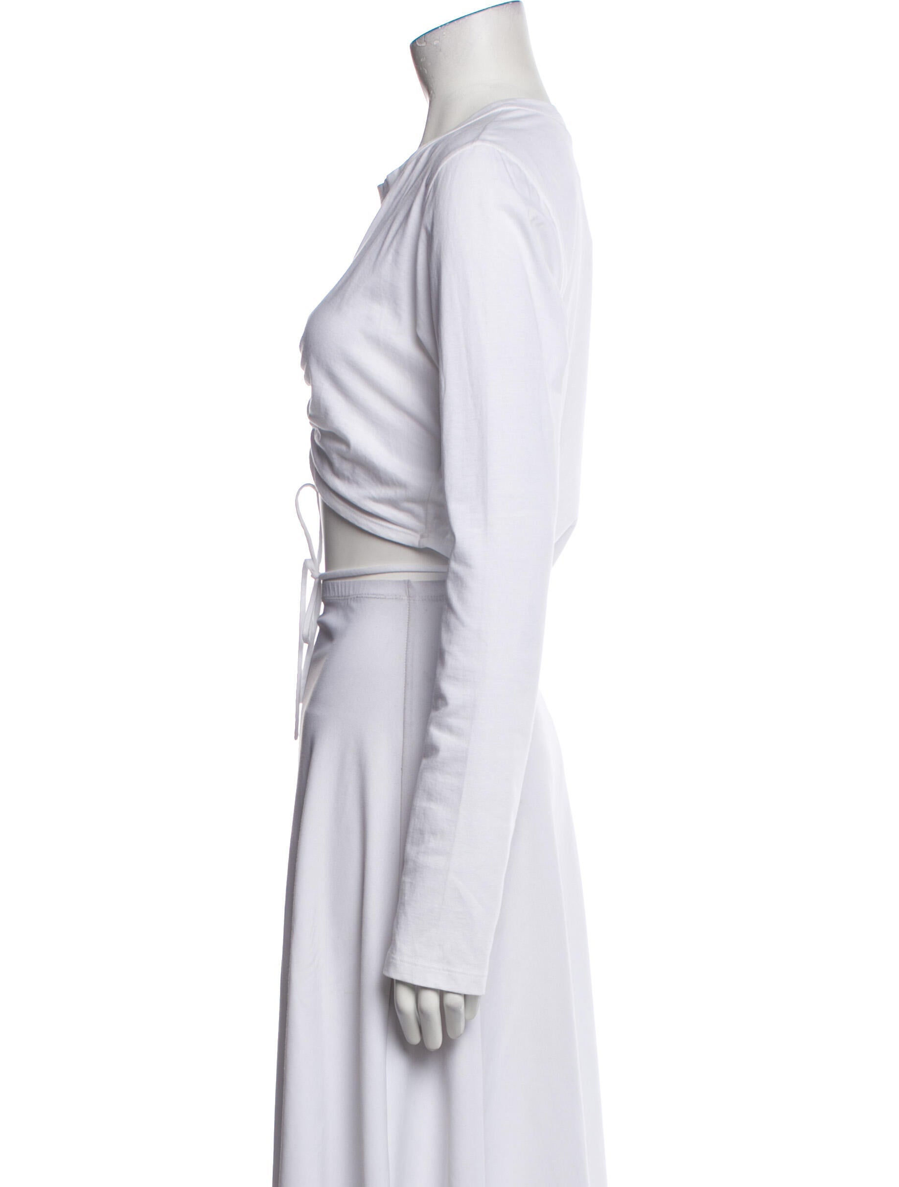 A.L.C. V-Neck Long Sleeve Crop Top w/ Tags