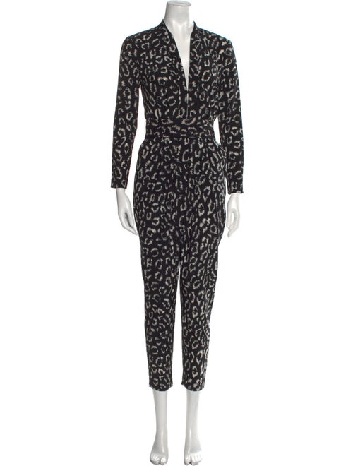 A.L.C. Silk Printed Jumpsuit