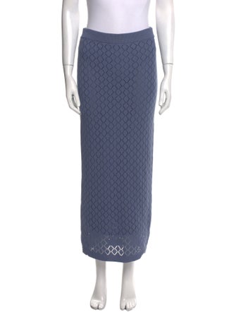 A.L.C. Embroidered Accent Midi Length Skirt