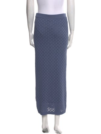 A.L.C. Embroidered Accent Midi Length Skirt