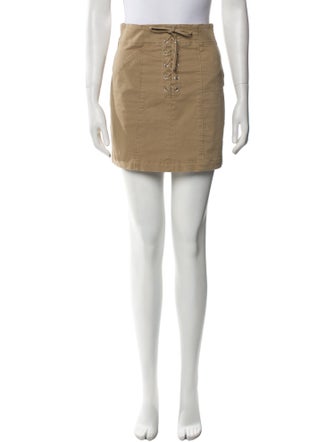 A.L.C. Eyelet Trim Mini Skirt