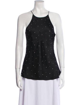 A.L.C. Silk Polka Dot Print Top