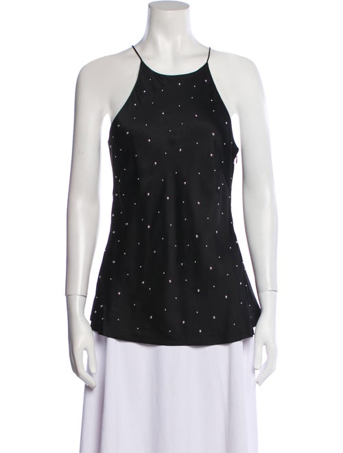 A.L.C. Silk Polka Dot Print Top
