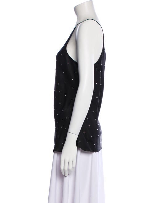 A.L.C. Silk Polka Dot Print Top