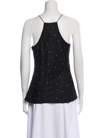 A.L.C. Silk Polka Dot Print Top