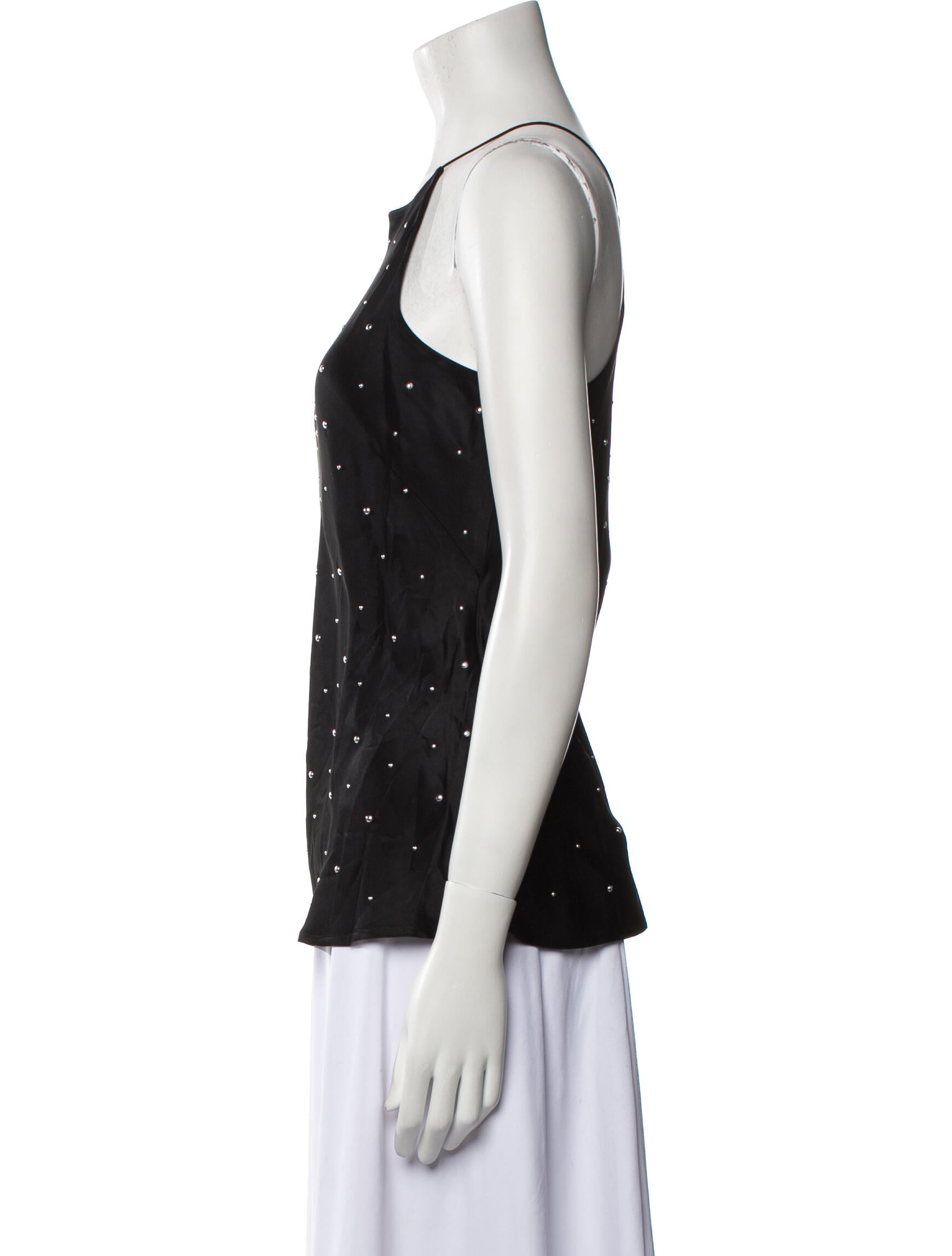 A.L.C. Silk Scoop Neck Top