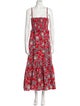 A.L.C. Floral Print Long Dress